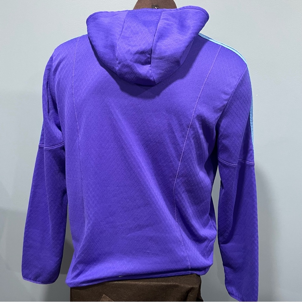 Women’s Adidas Response Hoodie Pullover Sweatshirt Running Fleece Lined XL - Picture 5 of 11